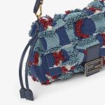 FENDI Mamma Baguette Medium Multicolored Night Butterfly beaded Bag - Image 3